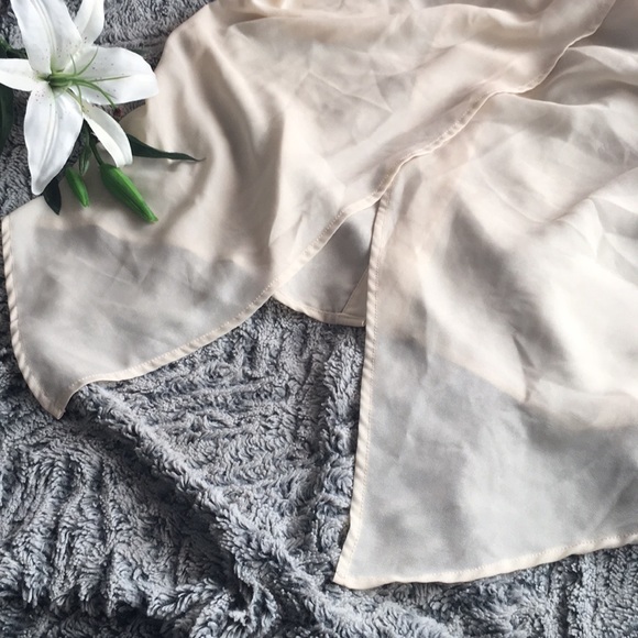 Sheer beige top - Picture 3 of 5